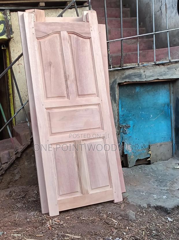 Five Panel Mahogany Door Design - main view