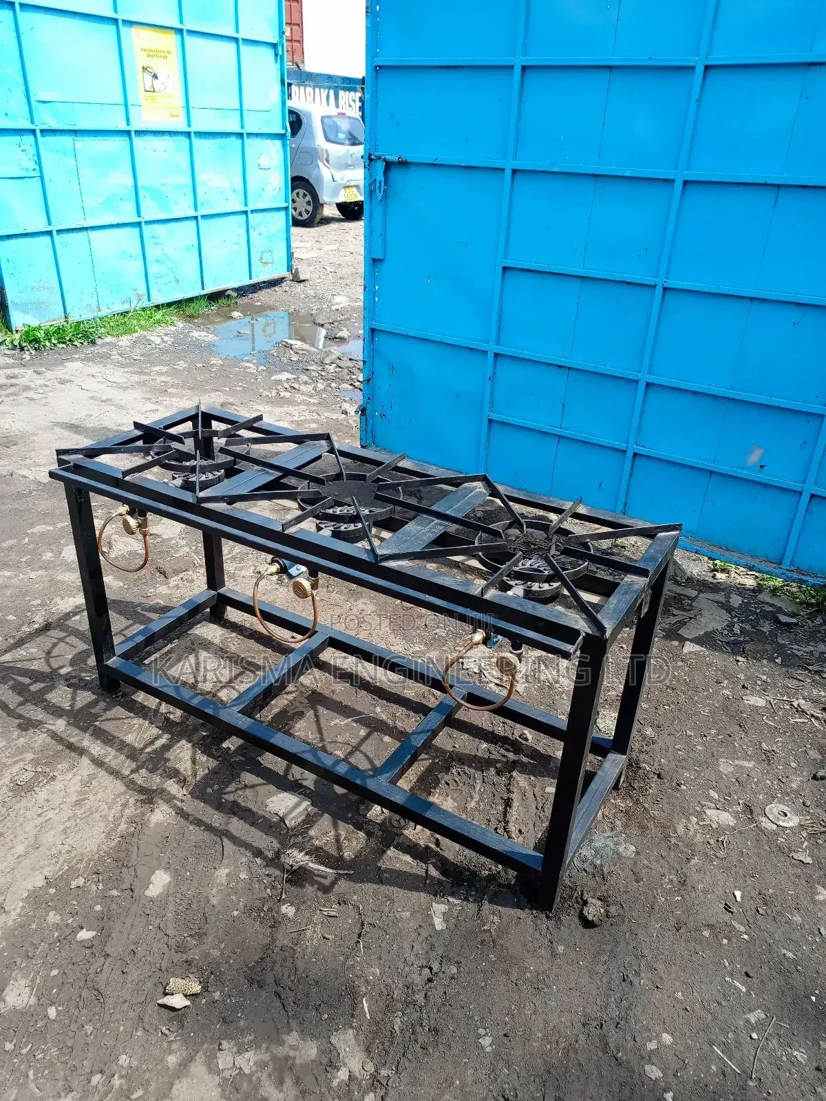 Three Burners Mild Steel Gas Cooker