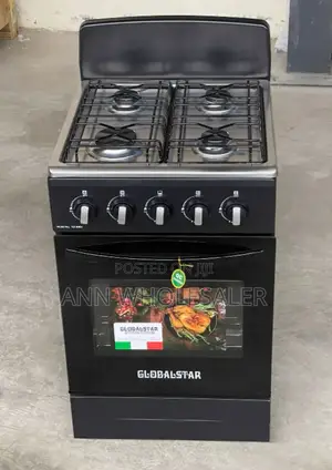 Globalstar 4 Full Gas Free Standing Cooker + Gas Oven G-4g