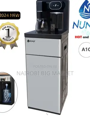 Silver Nunix A1C Bottom Load Hot, Cold Water Dispenser AI