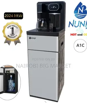 Silver Nunix A1C Bottom Load Hot + Cold Water Dispenser AI