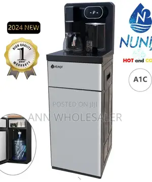 Silver Nunix A1C Bottom Load Hot + Cold Water Dispenser AI