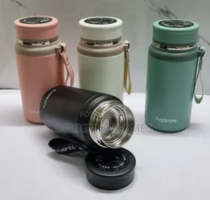 *900ml Thermometer Lid Food Flask Thermocup