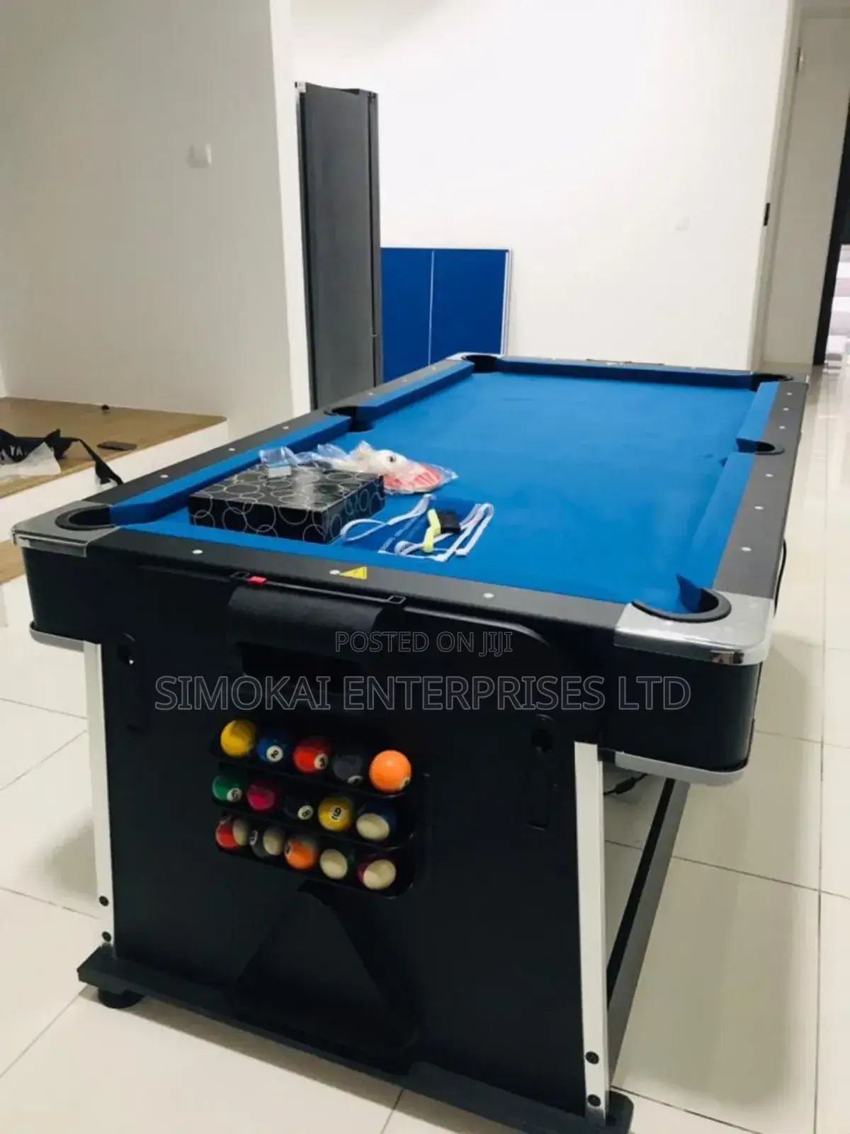 7ft Multigame Table - Pool, Air Hockey, Table Tennis Model D