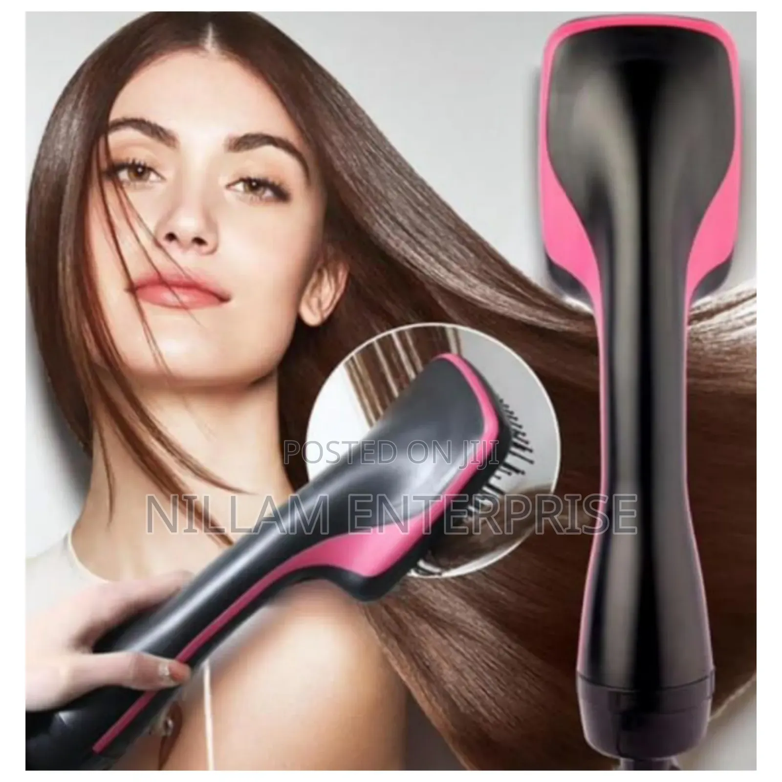 3-in-1 Hair Straightener Brush