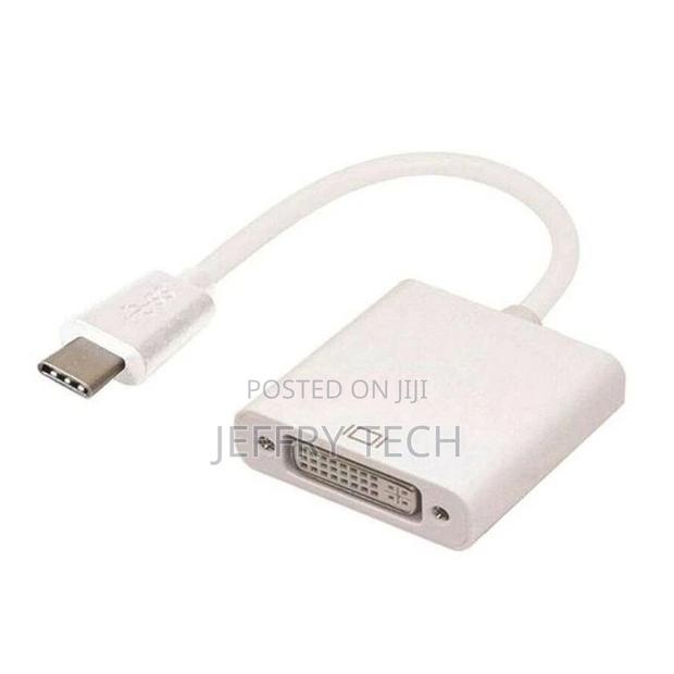 USB-C Type C USB 3.1 to DVI 24 5 Pin 1080P Adapter Converter - thumbnail 2