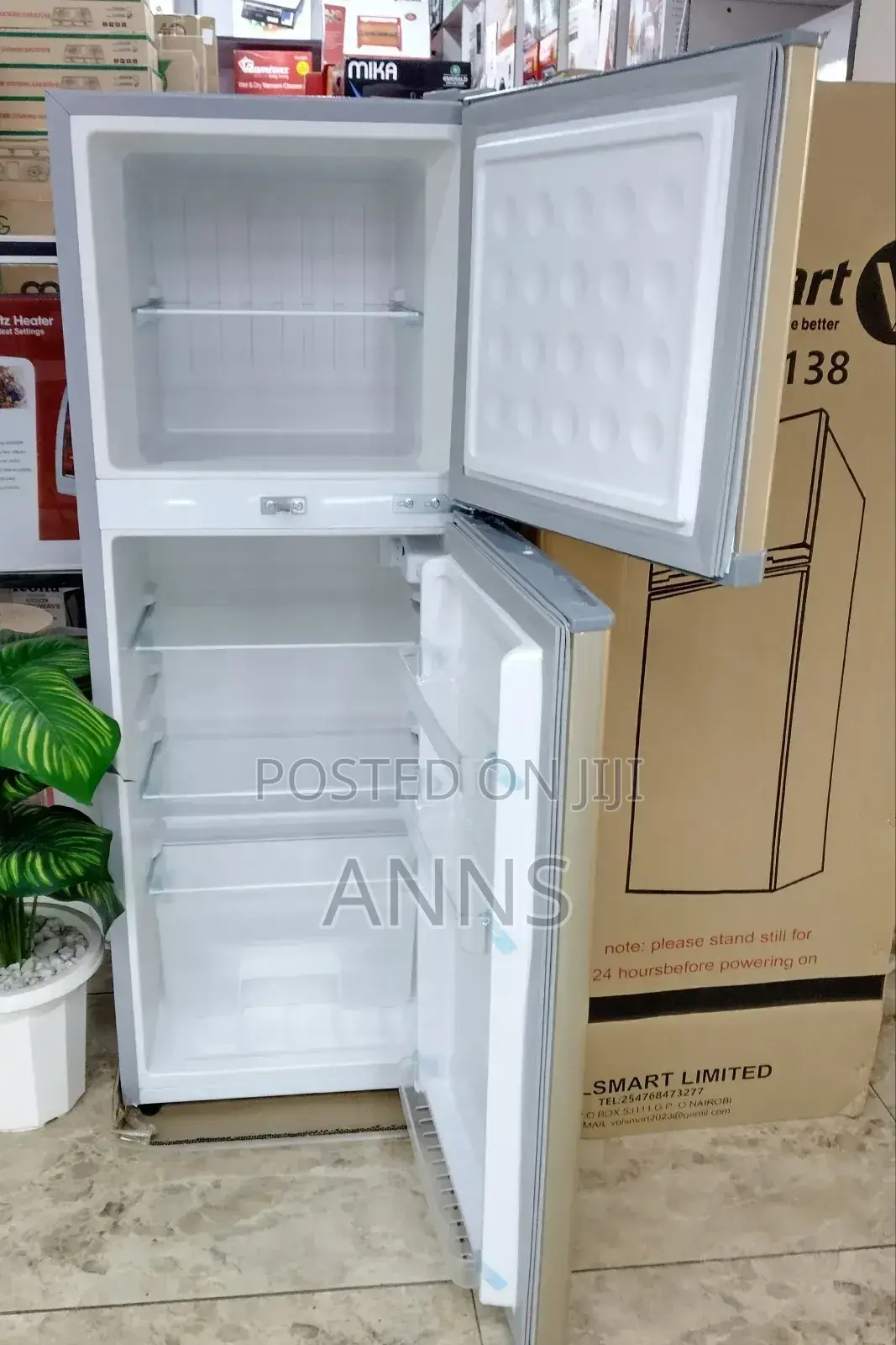 Volsmart 138L Energy Saving Double Door Refrigerator