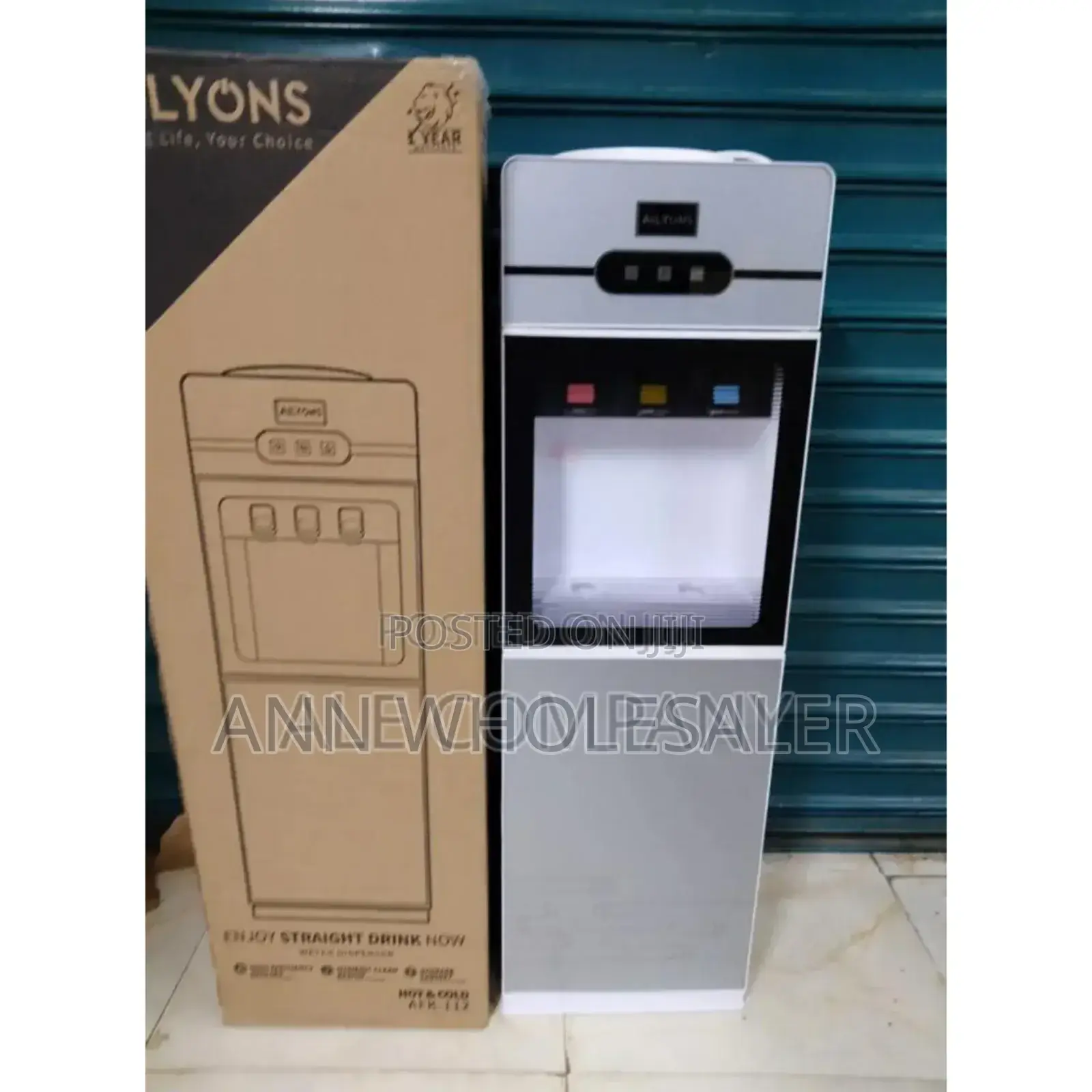 With Cabinet. Ailyons Three Tap Dispenser