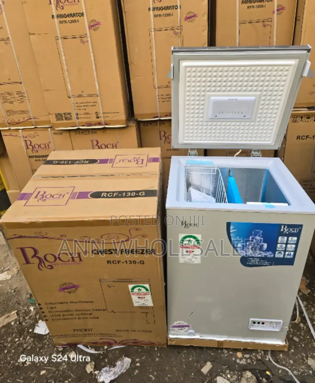 Silver Roch Deep Chest Freezer R/Cf-1