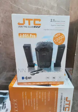 JTC Mtungi 2.1ch Hometheatre-Bt 12,000w-System Mt/F
