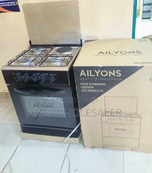 60*60 Ailyons 3+1 Free Standing Gas Cooker A3G+1