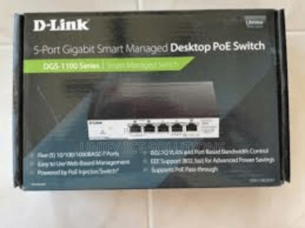 D-Link DGS-1100-05PD 5 Ports Smart Managed Poe Switch