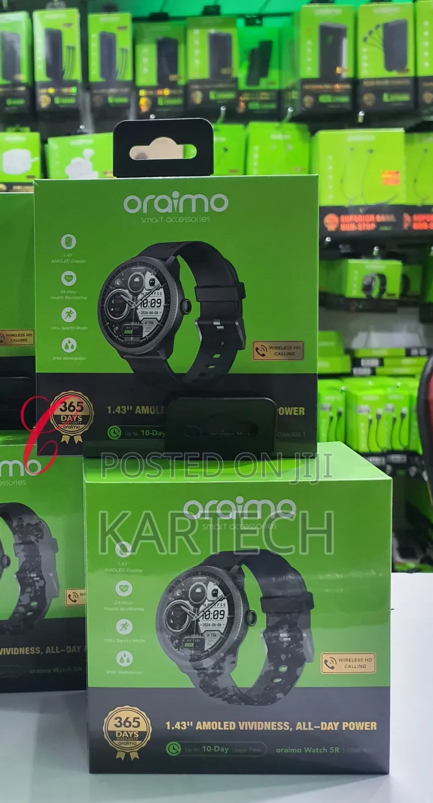 Oraimo Watch 5R OSW-820 1.43'' Amoled Smart Watch
