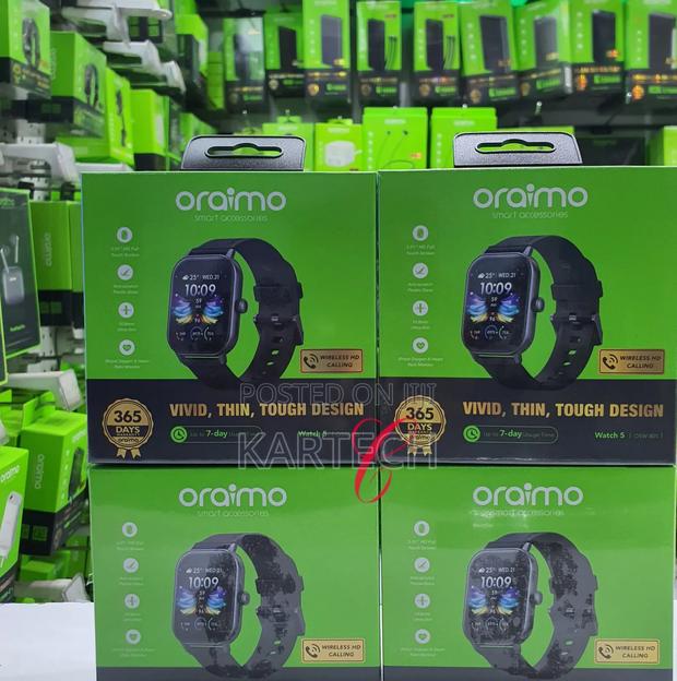 Oraimo Watch 5 2.01" HD Panda Glass Smart Watch