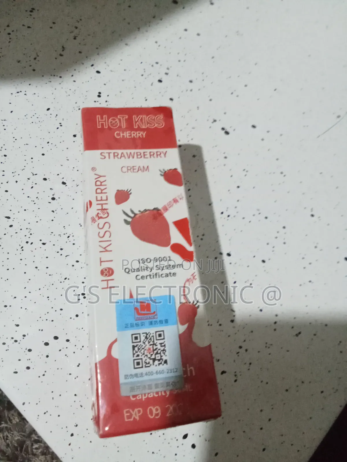 Hot Kiss Cherry Lubricant Cream