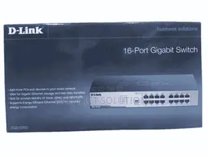 D-Link 16‐Port Gigabit Unmanaged Desktop Switch DGS‐1016D