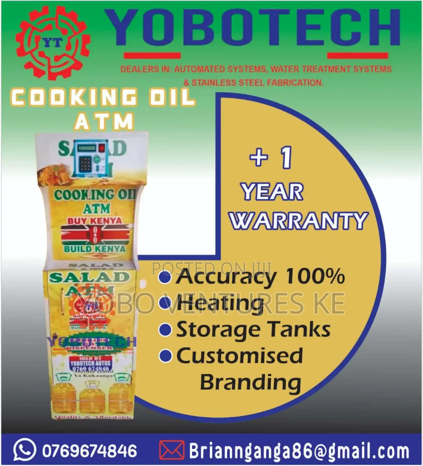 Cooking Oil Dispensing Machines