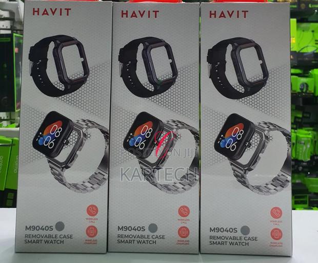 Havit M9040S Wireless Charge Smart Watch With Removable Case - main view