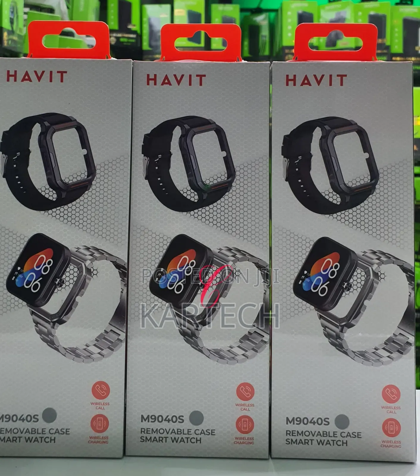 Havit M9040S Wireless Charge Smart Watch With Removable Case