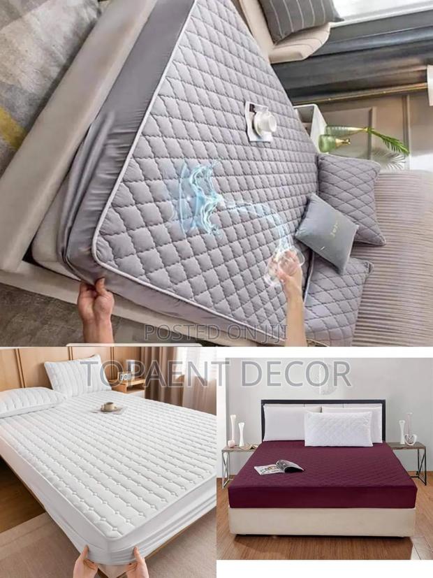 Diamond Quilted Waterproof Mattress Protectors Fitted Covers - main view