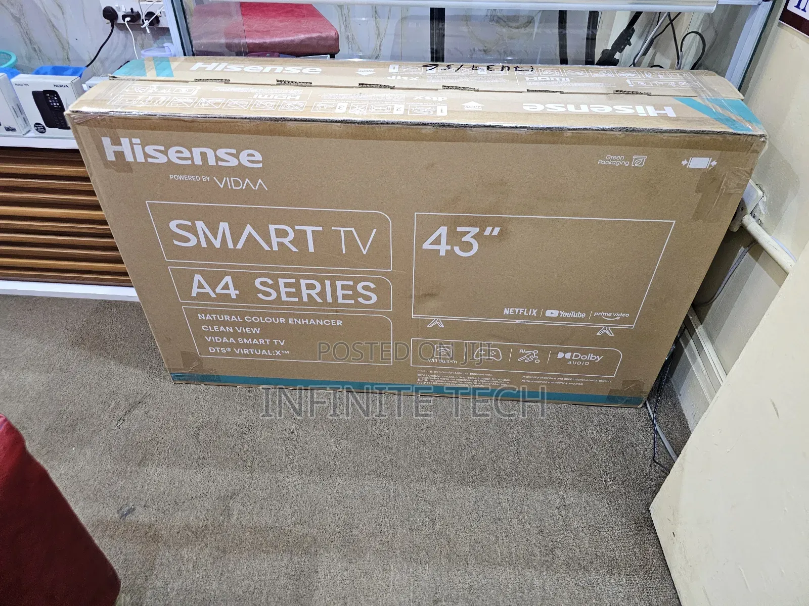Hisense 43" 43a4k Fhd Smart Tv Vidaa
