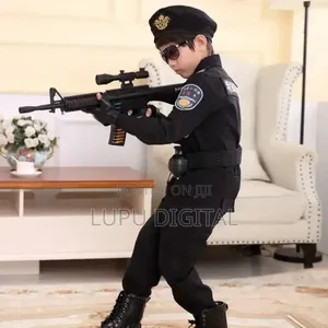 Kids Police Uniform Cosplay Clothing