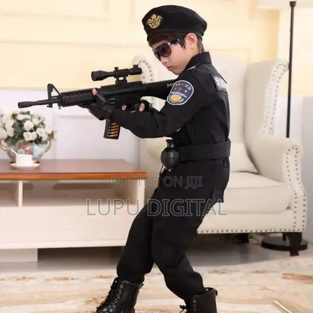 Kids Police Uniform Cosplay Clothing - thumbnail 3