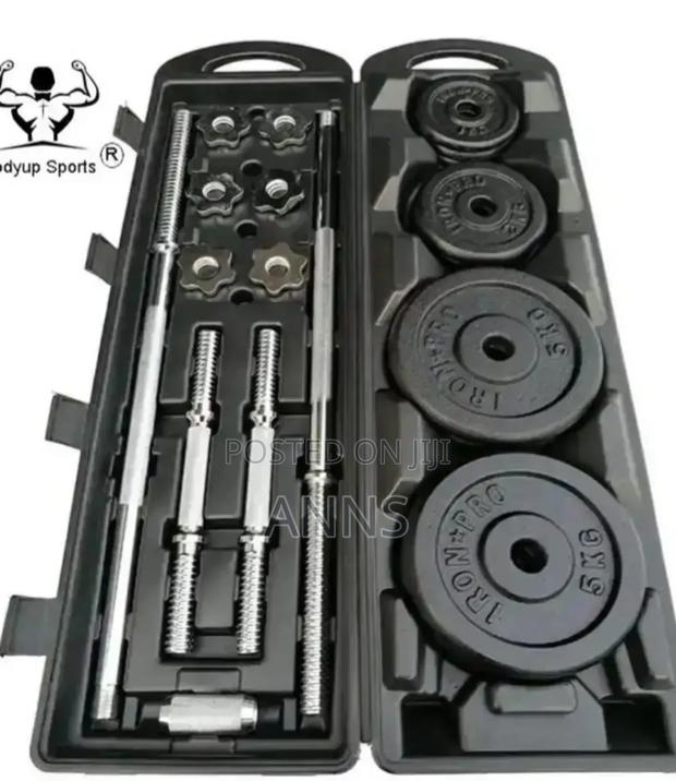 York 50kgs Adjustable Workout Dumbells