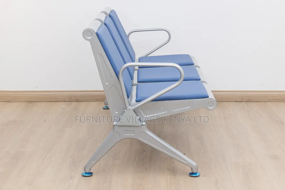 Reception Benches; 3-Link Heavy-Duty Office Waiting Chair