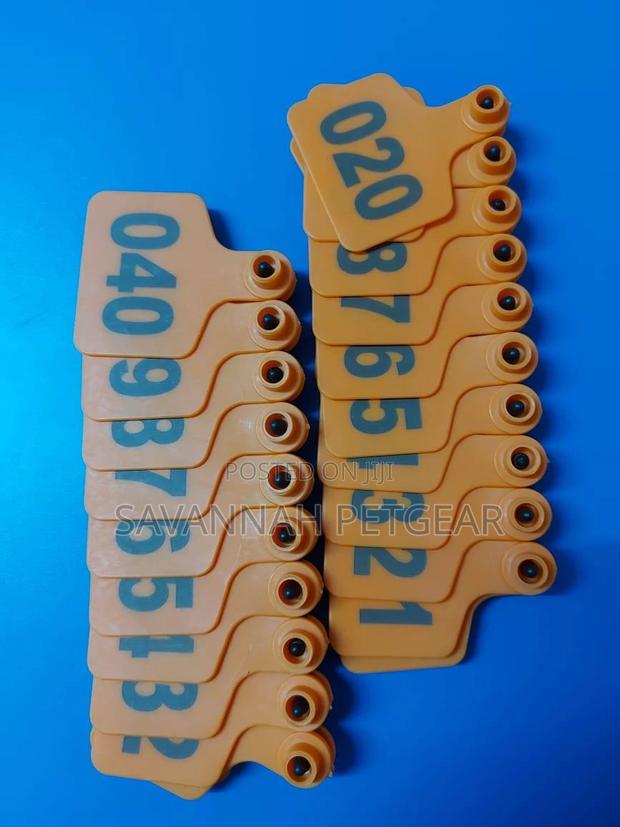 Cow Tags Large and Medium Size Large Numbered