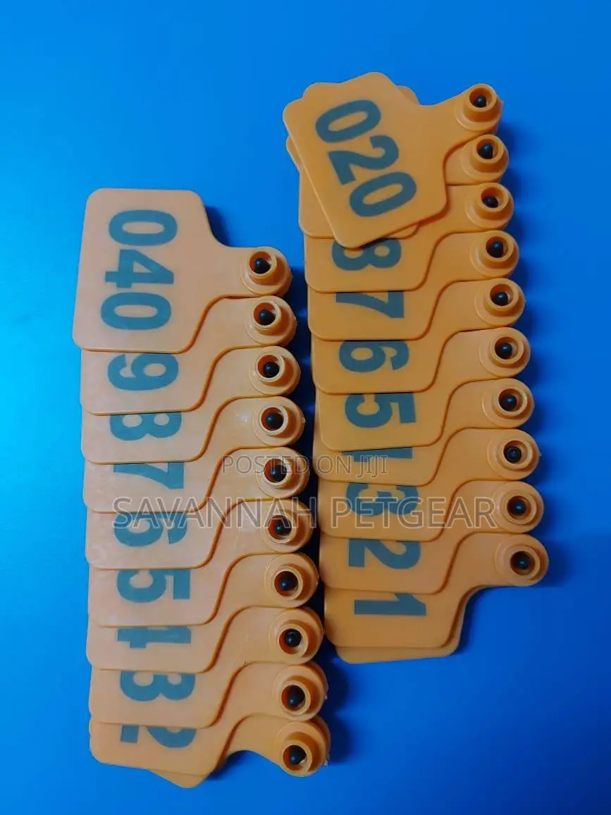 Cow Tags Large and Medium Size Large Numbered