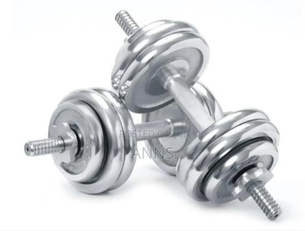 10kgs Chrome Adjustable Dumbells