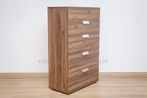 Storage Cabinets; 5-Drawer Home Living Chest of Drawers