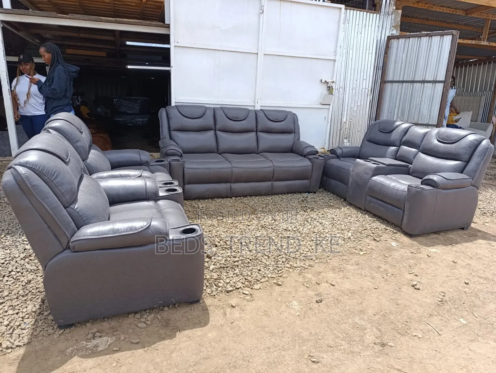 7 Seater Sofas Sets Semi-Recliners