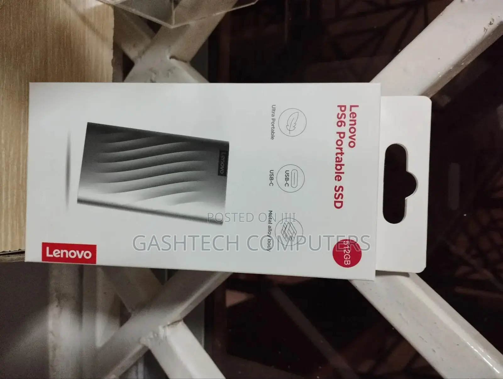 Lenovo Ps6 Portable External SSD 512gb Ps6 Available