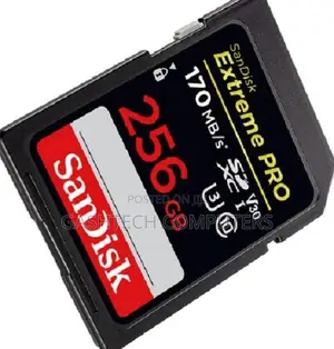 Sandisk Extreme PRO 256gb SDXC Uhs-i Card 170 MBPS