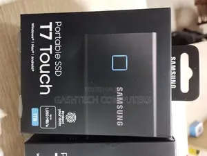Samsung T7 Touch Portable External SSD 1TB Black - MU-PC1T0K
