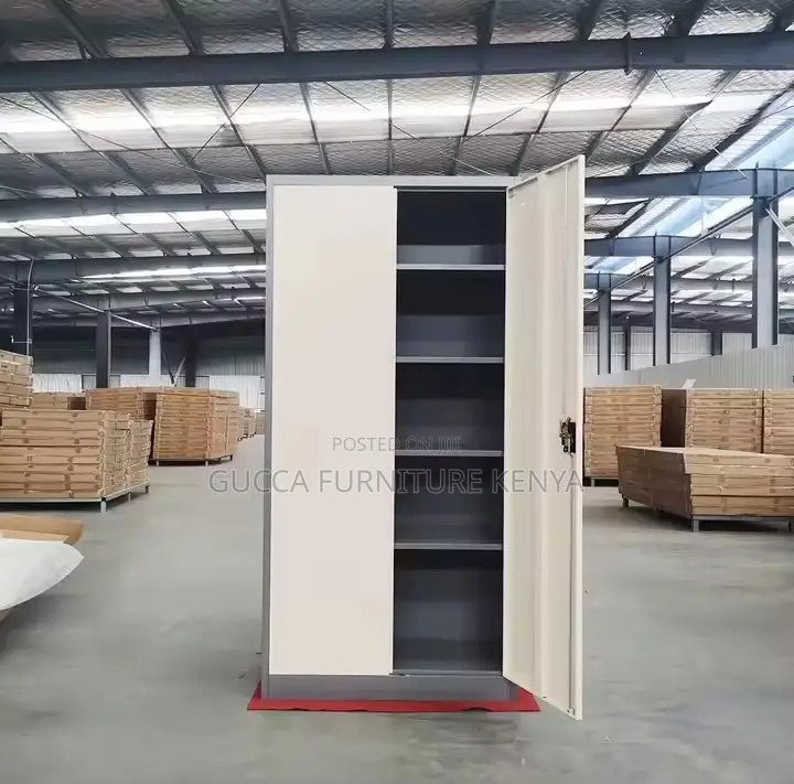 Cabinets:2-Door Storage Cupboard Metal File Cabinet