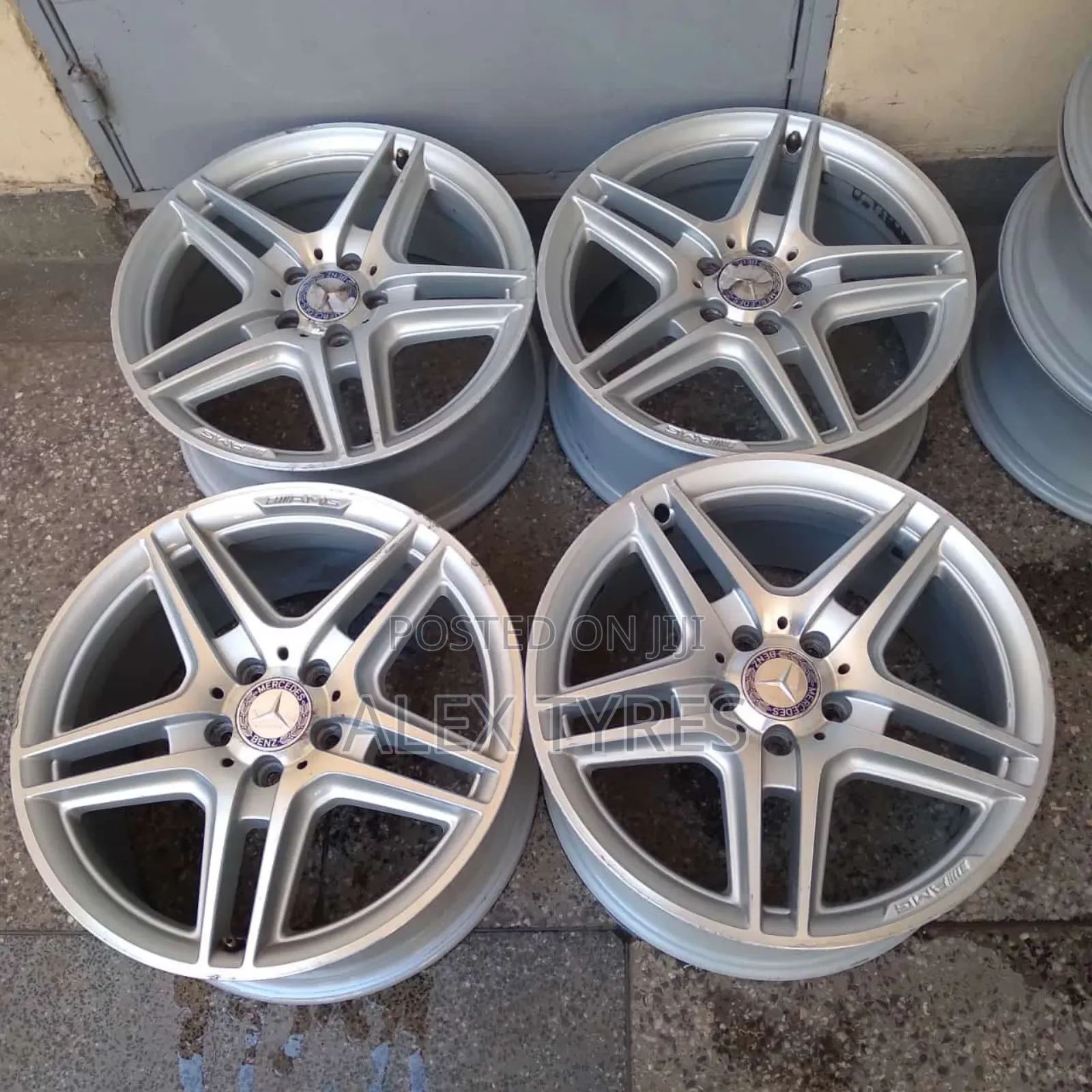 Size 18 Inches Mercedes Benz Legit Staggered Rims Set