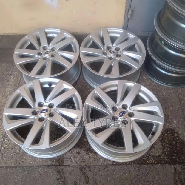 Size 16 Inches Subaru Legit Rims Set - main view