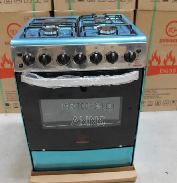 Eurochef 3 Gas+1 Hotplate Size 60 by 65 Standing Cooker - main view