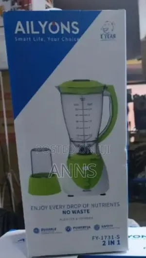 Ailyons 2 in 1 Blender - Blender Grinder