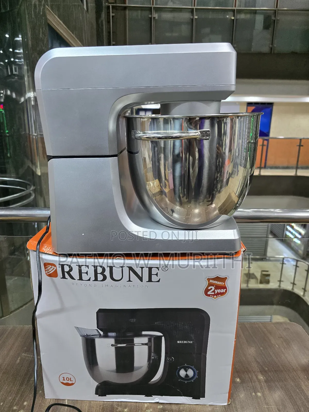 Mixer Rebune Stand Mixer 10l, Home/Bussiness Use