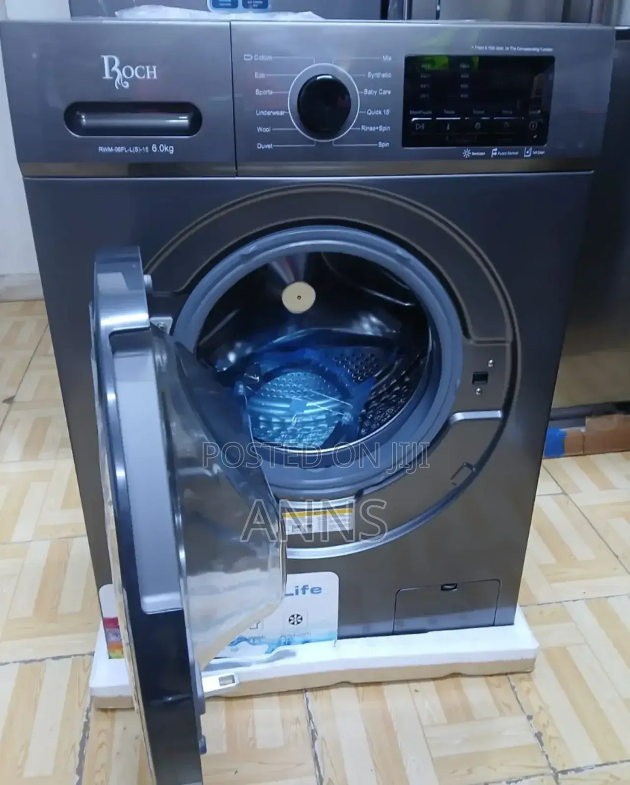 Roch 8kgs~ Front Load Wash and Spin Washing Machine