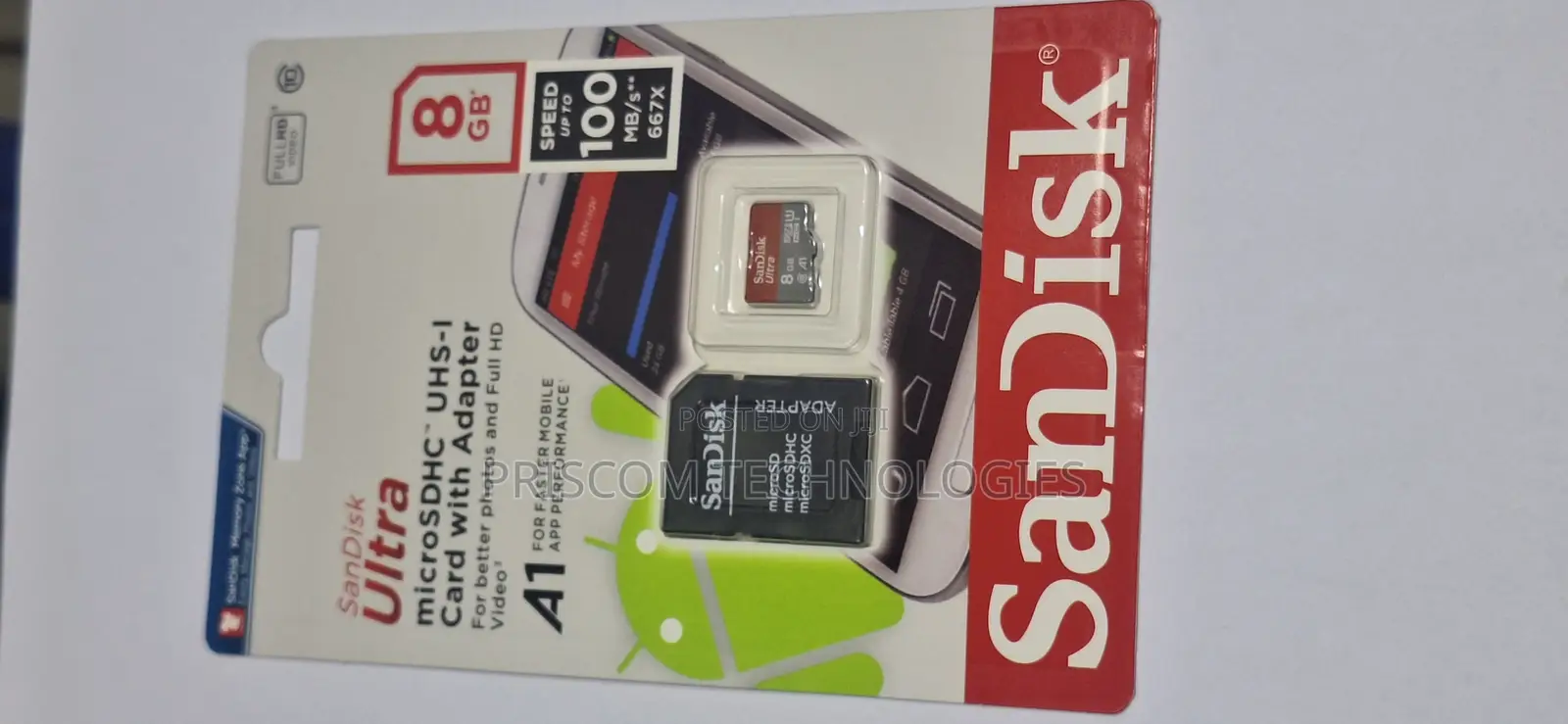 8GB Memory Card Microsd Card With Memory Reader Adapter