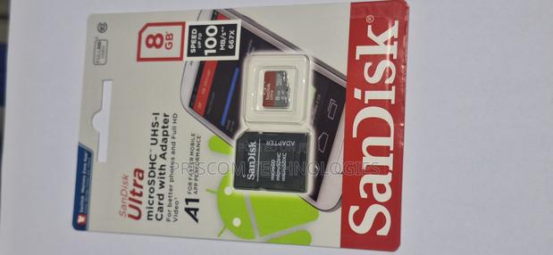 8GB Memory Card Microsd Card With Memory Reader Adapter - thumbnail 3