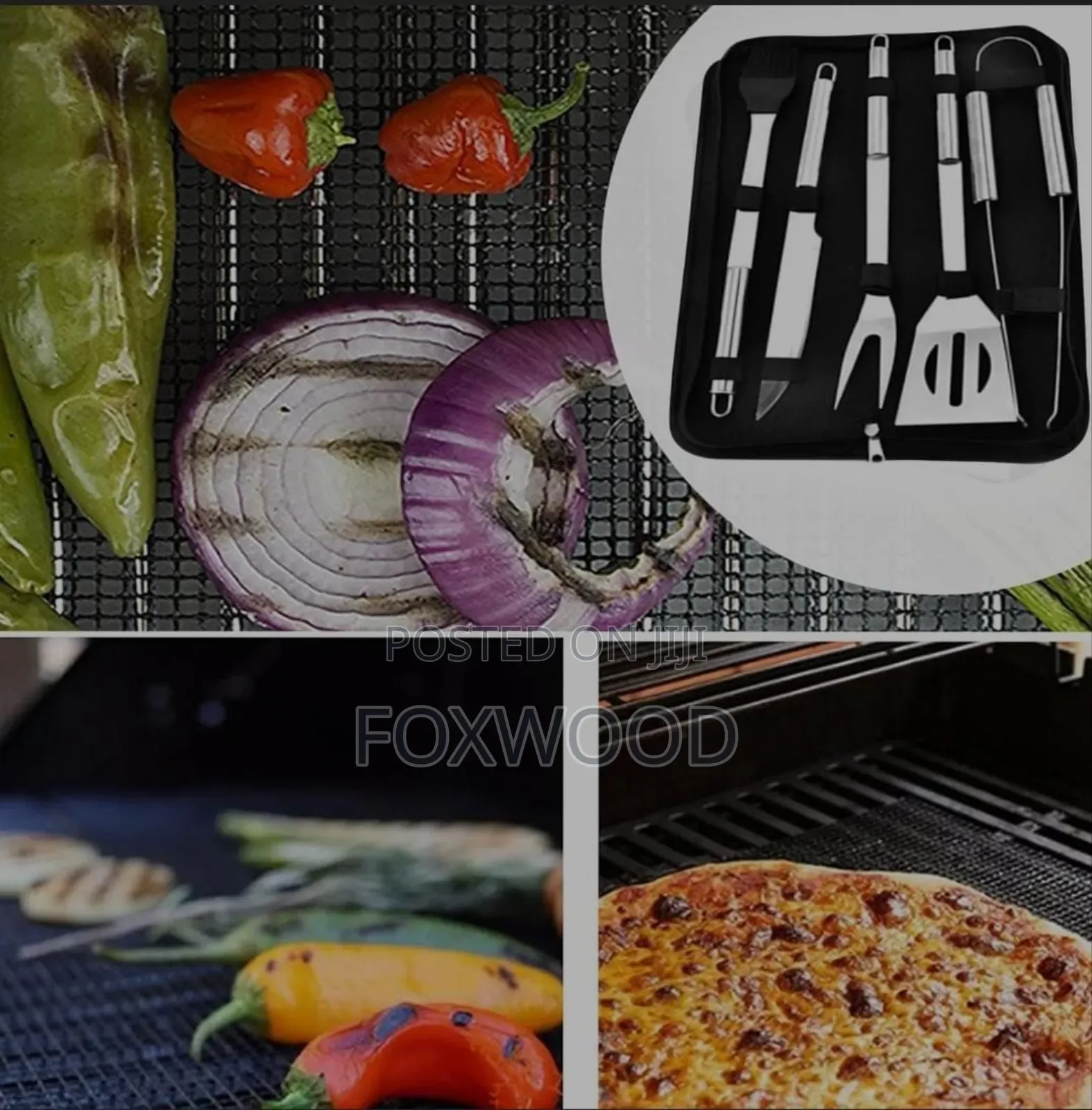 5pc BBQ Grill Tools Set