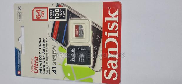 64gb Memory Card Microsd Card With Memory Reader Adapter - thumbnail 2