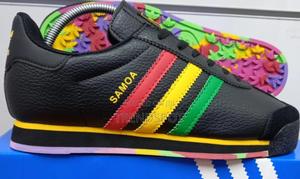 Adidas Samoa "Black Rasta" Sizes 40_45 at 3100 - thumbnail 2