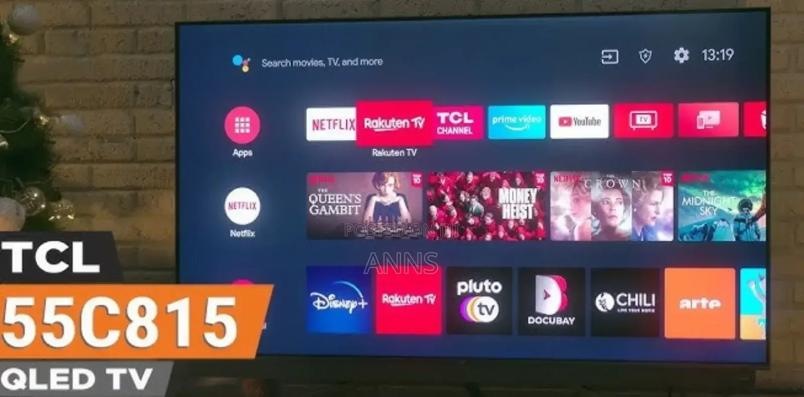 TCL Qled 55" - Frameless Tv